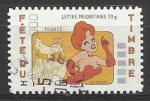 France 2008; Y&T n 4150; lettre 20g, Fte du timbre, La girl