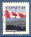 Canada N1222 Drapeau oblitr