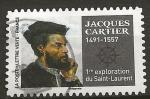 Anne 2022 timbres  issu de la srie Les grands navigateurs Jacques Cartier 2