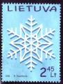 Lituanie/Lithuania 2011 - Nol/Xmas, flocon de neige/snowflake - YT 944 **