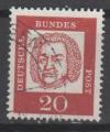 ALLEMAGNE FEDERALE N 225 o Y&T 1961-1964 Johann Sebastian Bach