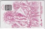 POLYNESIE Carte tlphonique n 9 "vahin fuchia" de 1992