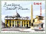 Timbre de 2002 Capitales europennes Rome La basilique Saint Pierre - N 3530