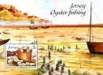 Jersey 2014 -Ostricult: Scne & panier d'huitres - bloc- YT F1942/SG MS1881 **