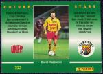 Panini Football Stars de Demain David Mazzoncini Martigues 1995 Carte N 223