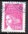 YT n 3454 - Marianne de Luquet 0,69 rose- Cachet rond