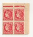 1945 - 4 TimbreS France Neuf**Type Crs de Mazelin-1f-Stamp-Yv.676