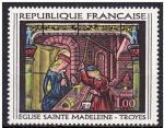 FRANCE - 1967  - Eglise Ste Madeleine de Troyes - Yvert 1531 Neuf **