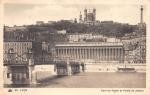 Lyon (69) - Pont du Palais et Palais de Justice