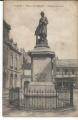 DIJON: Place du Thatre, statue Rameau, Grand Garage du Thatre