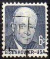 -U.A/U.S.A. 1970 - Dwight D. Eisenhower, dent 4 cots obl. - YT 897 / Sc 1393 