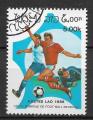 LAOS - 1986 - Yt n 697 - Ob - Coupe du monde football Mexique