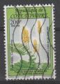 COTE D'IVOIRE N 906 o Y&T 1993 Plantes medicinale (Cassia alata)