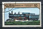 Timbre  CUBA  1984  Obl  N  2554   Y&T    Chemin de Fer  Locomotive
