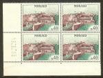 MONACO N545A** Bloc Coin Dat de 4 Valeurs (15/3/1965) - COTE 4.40 