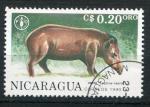 Timbre du NICARAGUA 1990  Obl  N 1554  Y&T   Mammifres