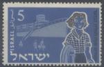 Israel : n 86 x neuf avec trace de charnire anne 1955