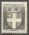 France 1942; Y&T n 553; 50c + 60c Chambry, au profit du secours national