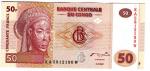 **   CONGO  (Rp. Dmocratique)     50  francs   2007   p-97    UNC   **
