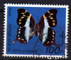 COTE D'IVOIRE N 440D o Y&T 1977 Papillons de Cote d'Ivoire (Palla decius)