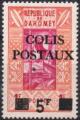 Dahomey (Rp.) 1967 - Colis postaux: TP de 1961 surcharg (5F/1F) - YT CP1 **