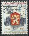 Tchcoslovaquie 1985; Y&T 2623; 4K, 40 ans programme du gouvernement de Kosice