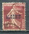 Timbre Colonies Franaises ALGERIE 1924-1926  Obl  N 12 Y&T   
