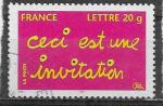 2005 FRANCE 3760 oblitr, cachet rond, Ben, invitation