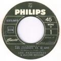 SP 45 RPM (7")  Les Parisiennes et Bolling  "  Les hommes de 40 ans  "  Juke-box