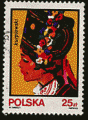 Pologne 1983 - YT 2707 - oblitr - chapeau traditionnel Kurpie