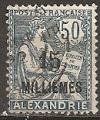 alexandrie - n 62  obliter - 1921/23