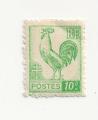 FRANCE TIMBRE STAMP N630 " COQ 10c