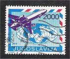 Yugoslavia - Scott 1810a   plane / avion