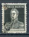 Timbre ARGENTINE 1923 - 32  Filigrane Soleil RA   Obl N 308  Personnages
