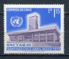 Timbre  CHILI    1972   Neuf **   N  384    Y&T    Confrence ONU Edifice