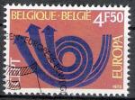 Belgique 1973;  Y&T n 1661;  4f50, Europa, rouge brun