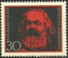 Alemania 1968.- Karl Marx. Y&T 425**. Scott 985**. Michel 558**.