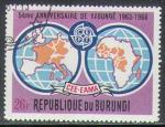 Burundi 1969 Y&T 313     M 483A    Sc 279    Gib 433