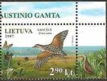 Lituanie/Lithuania 2007 - Oiseau en danger : rle des genets - YT 827 **