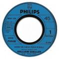 SP 45 RPM (7")  William Sheller  "  Dans un vieux rock'n'roll  "