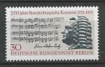 Allemagne - BERLIN - 1971 - Yt n 368 - N** - 250 ans Concertos brandebourgeois