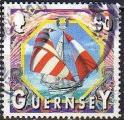 Guernesey 1999 - Hritage Maritime, voilier d'ocan, obl. - YT 834 / SG 798 