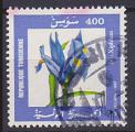 Timbre oblitr n 1098(Yvert) Tunisie 1987 - Fleur, voir description