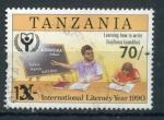 Timbre Rpublique de TANZANIE 1990  Obl  N 569  Surcharg  Y&T  