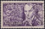 nY&T : 908 - Charles Baudelaire - Oblitr
