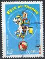 France 2003; Y&T n 3546a; 0,46, Lucky Luke, fte du timbre, issu du carnet