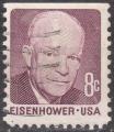 ETATS-UNIS - 1971 - Yt n 922 - Ob - Prsident Eisenhower 8c