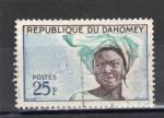 Timbre Rpublique du Dahomey / Oblitr / 1963 / Y&T N184