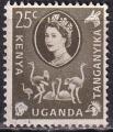 kenia ouganda  tanganyika - n° 109  obliteré - 1960