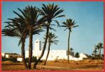 Tunisie : le de Djerba - Mosque - Carte crite